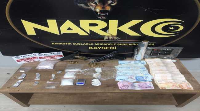 Kayseri'de uyuşturucu operasyonu: 4 gözaltı