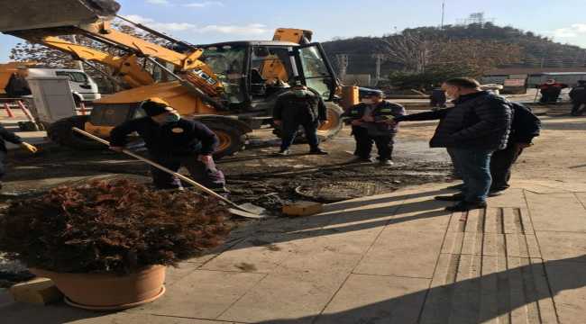 Kırıkkale Belediyesi, kısıtlama günlerinde çalışmalarına devam etti