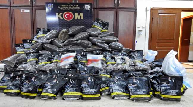 Kırıkkale'de 680 kilogram kaçak tütün ele geçirildi