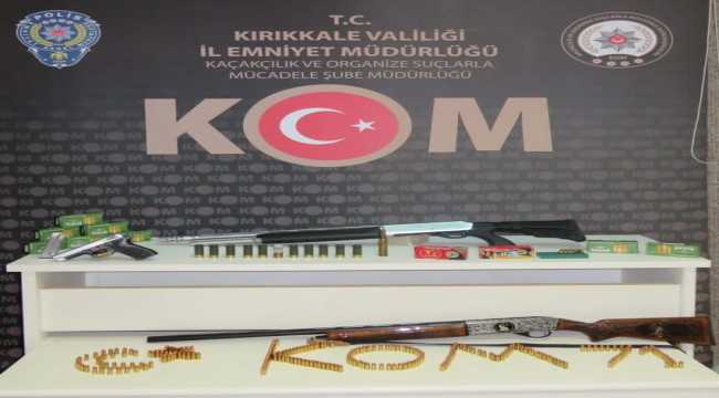 Kırıkkale'de silah kaçakçılığı operasyonunda bir şüpheli gözaltına alındı