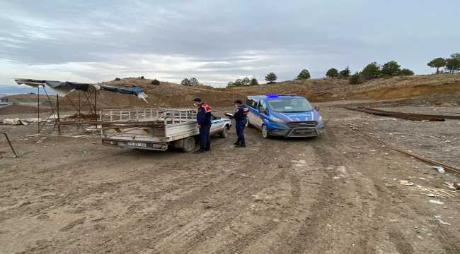 YHT hattı inşaatından hırsızlık yaptı, yakalandı