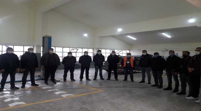 Kırşehir TSO'da İkinci El Araç Alım Satım Görevlisi Mesleki Yeterlilik Sınavı düzenlendi 