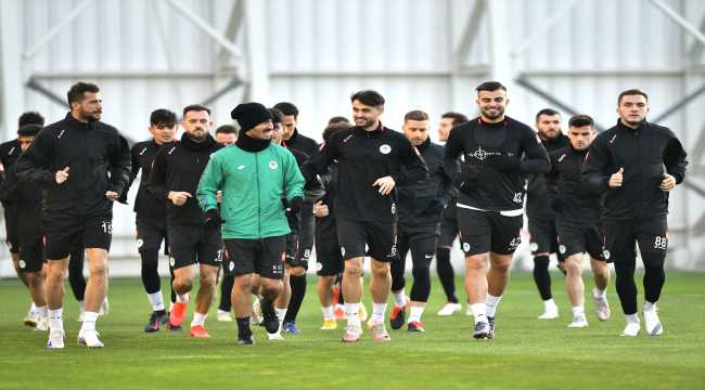 Konyaspor'da Hatayspor maçı hazırlıkları