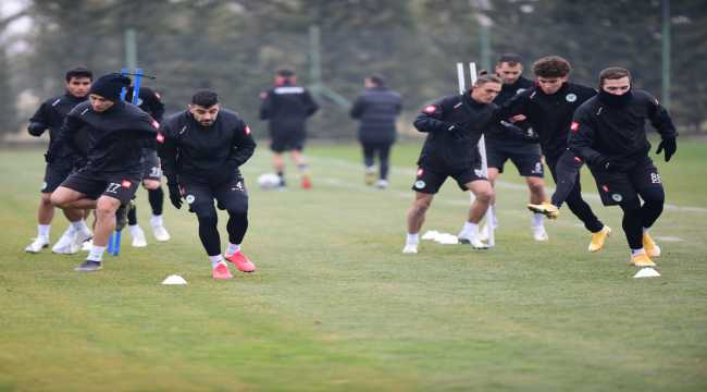 Konyaspor'da Kayserispor maçı hazırlıkları