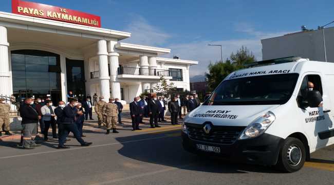 Kovid-19'dan vefat eden Payas İlçe Emniyet Müdürünün cenazesi Mersin'e uğurlandı
