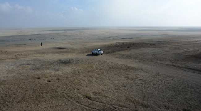 Kuraklığın etkilediği Seyfe Gölü Kuş Cenneti'nde sessizlik hakim 
