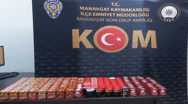 Manavgat'ta kaçakçılık operasyonu