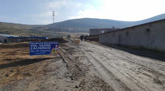 Melikgazi Belediyesi'nden Kıranardı'na yeni yol