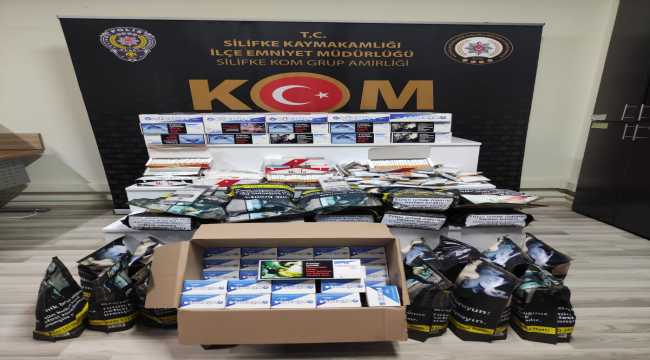 Mersin’de kaçak tütün ve makaron operasyonunda bir şüpheli gözaltına alındı