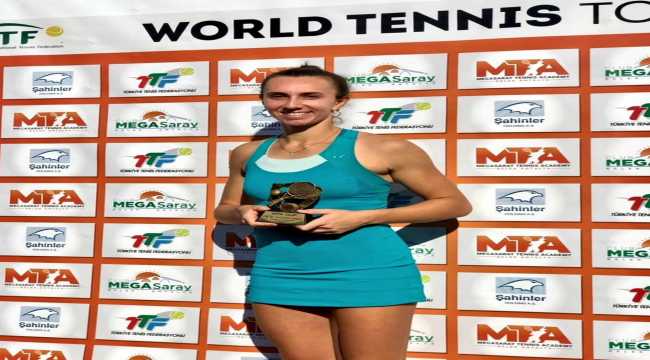 Milli tenisçi İpek Öz, Antalya'da şampiyon 