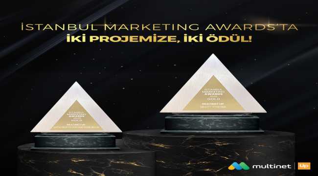 Multinet Up'a İstanbul Marketing Awards'tan iki kategoride 