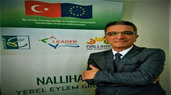 Nallıhan Muhtarlar Derneği Başkanı Özmen'den, YEG Müdürü Olum'a ziyaret