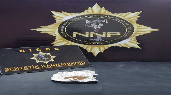 Niğde'de uyuşturucu operasyonu: 3 gözaltı