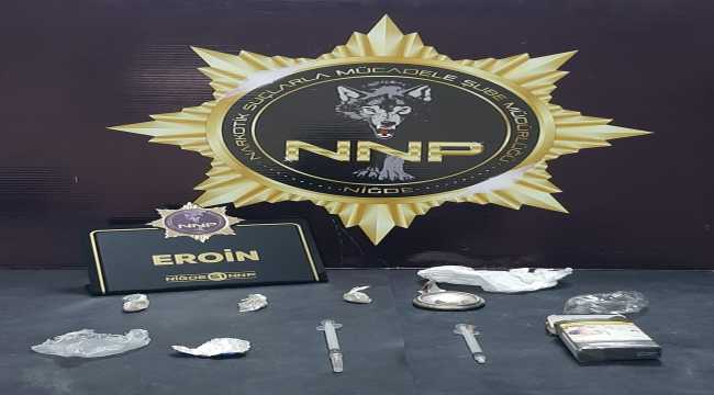 Niğde'de uyuşturucu operasyonu: 4 gözaltı