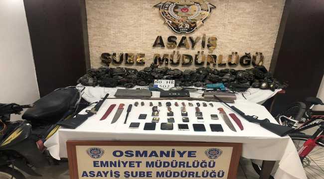 Osmaniye'de hırsızlık şüphelisi yakalandı