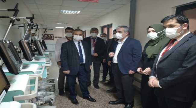 Osmaniye Devlet Hastanesine 20 solunum cihazı teslim edildi