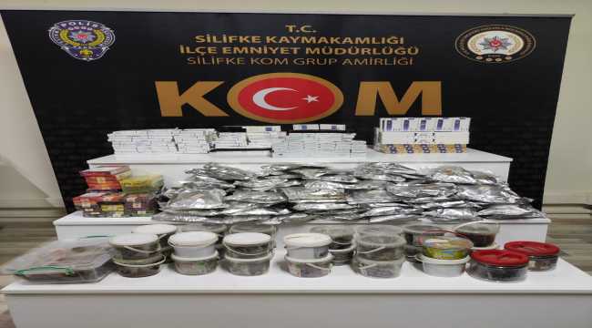 Silifke'de kaçağı sigara ele geçirildi