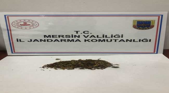 Silifke'de uyuşturucu operasyonda esrar ele geçirildi