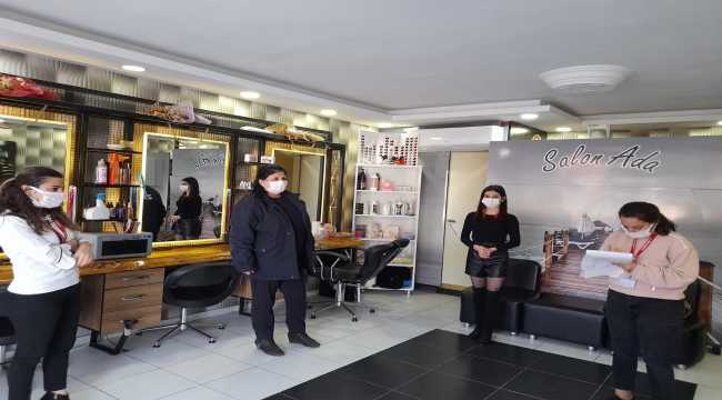 Tarsus'ta Kovid-19 denetimleri sürüyor 