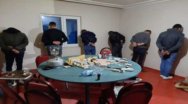 Yozgat'ta kumar oynayan 6 kişiye 26 bin 250 lira ceza