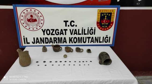 Yozgat'ta tarihi eser operasyonunda 2 şüpheli gözaltına alındı