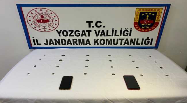 Yozgat'ta tarihi eser operasyonunda 2 şüpheli gözaltına alındı