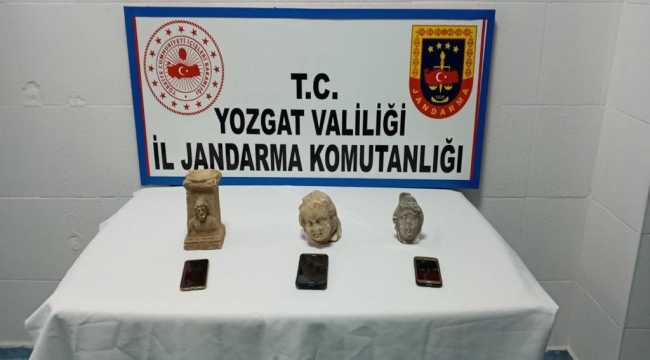 Yozgat'ta tarihi eser operasyonunda 3 şüpheli gözaltına alındı