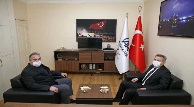Adana Valisi Süleyman Elban'dan AA'ya ziyaret 
