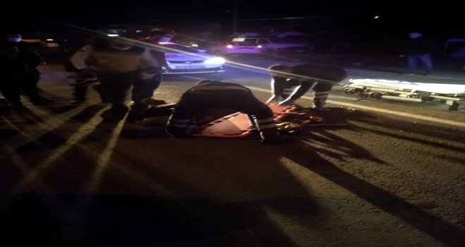 Antalya'da otomobilin çarptığı yaya yaralandı