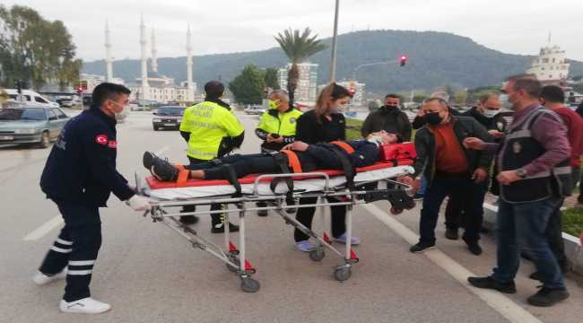 Antalya'da trafik kazası: 1 yaralı