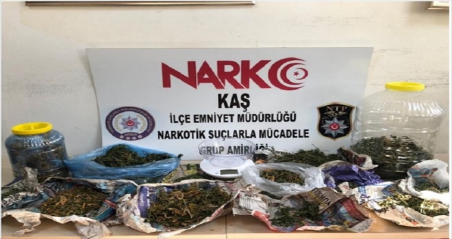 Antalya'da uyuşturucu ticareti yaptığı iddia edilen şüpheli tutuklandı