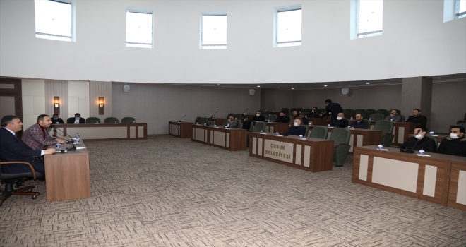 Başkan Demirbaş müteahhitlere ilçede yapılacak projeleri anlattı