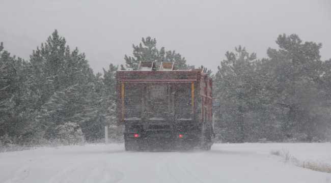 Beypazarı ve çevresinde kar yağışı etkisini gösterdi