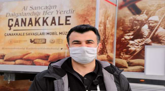 Çanakkale Zaferi'ni mobil müzeyle 53 kentte 70 bin kişiye anlattılar