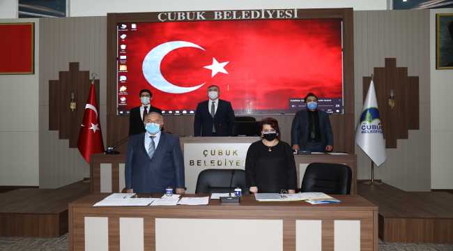 Çubuk'ta yılın ilk belediye meclis toplantısı yapıldı