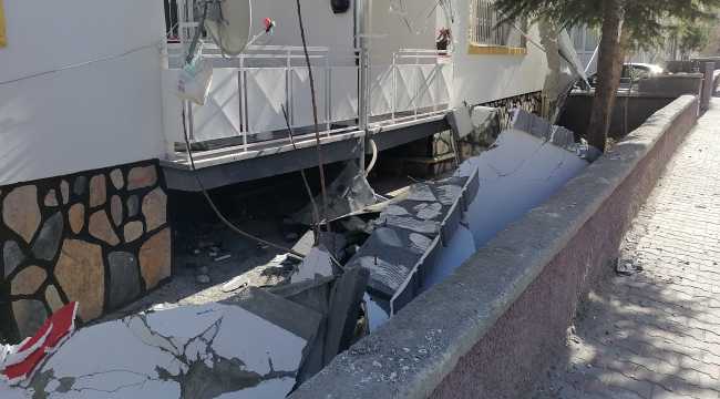 Ereğli'de etkili olan fırtına, hasara neden oldu