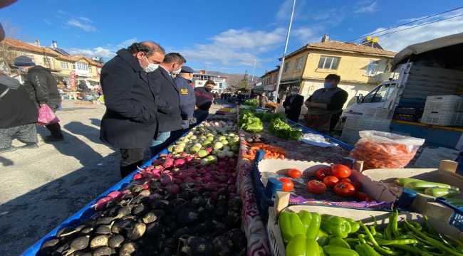 Hüyük'te vaka artışı nedeniyle kapatılan halk pazarı yeniden açıldı