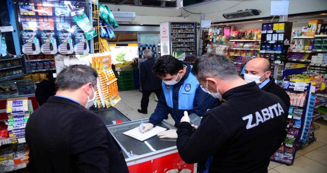 Kahramankazan Belediyesi Zabıta ekiplerinden iş yerlerine fiyat denetimi
