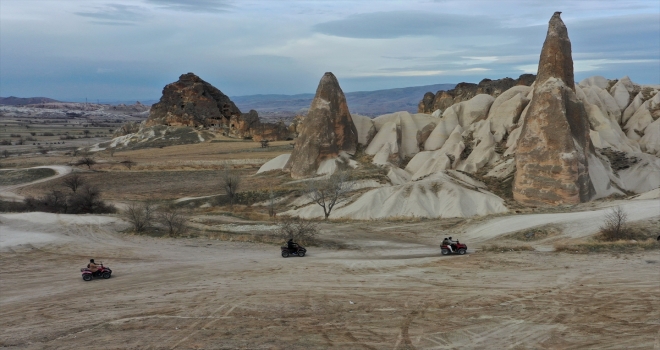 Kapadokya, yarıyıl tatilinde çocuklu ailelerin tercihi oluyor