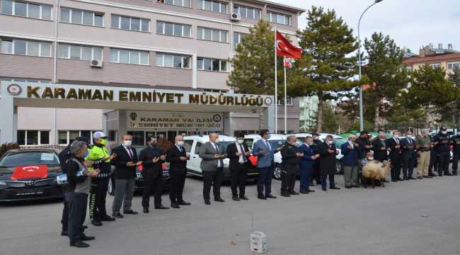 Karaman Emniyet Müdürlüğü'ne araç takviyesi