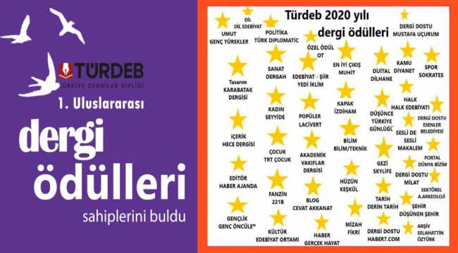 Kayseri Büyükşehir Belediyesinin Düşünen Şehir Dergisi'ne ödül