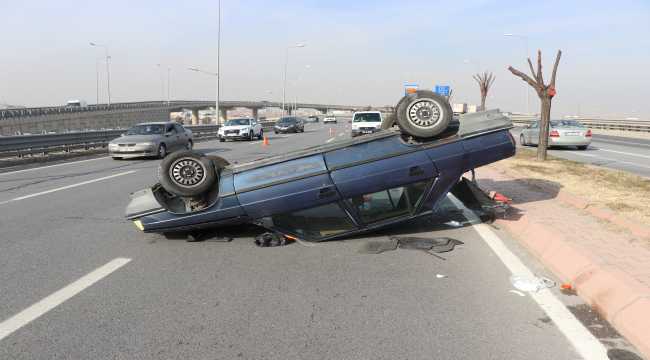 Kayseri'de trafik kazası: 2 yaralı