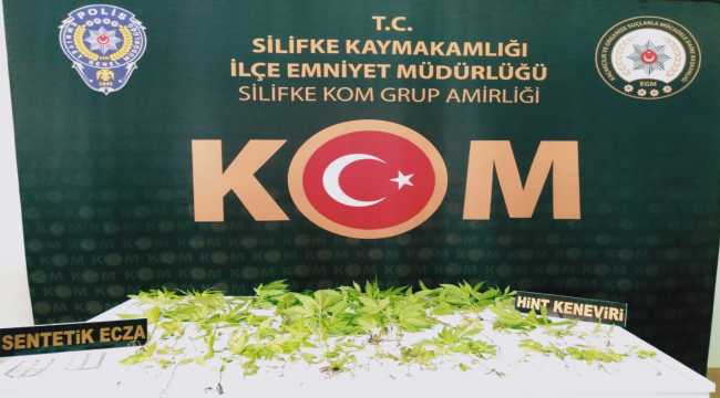 Mersin'de uyuşturucu operasyonunda bir şüpheli yakalandı