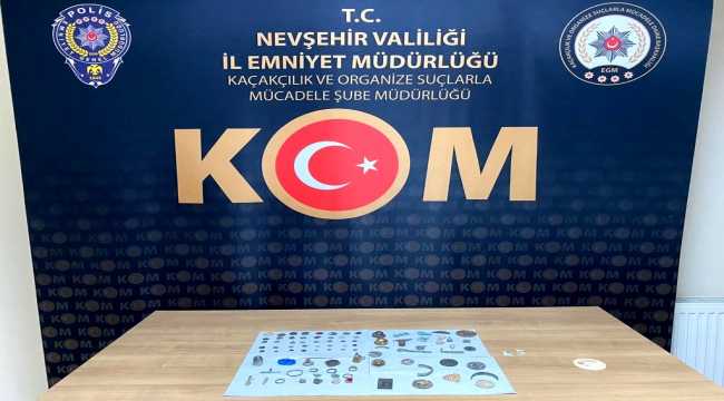 Tarihi eser kaçakçılığı operasyonunda bir kişi yakalandı