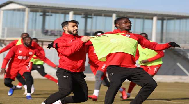Sivasspor, Yeni Malatyaspor maçının hazırlıklarını tamamladı