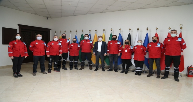 TAMGA Genel Başkanı Kızılkaya'dan Belediye Başkanı Şimşek'e ziyaret