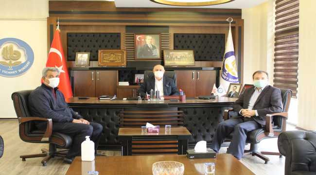 Müftü Can'dan Ticaret Borsası Başkanı'na ziyaret