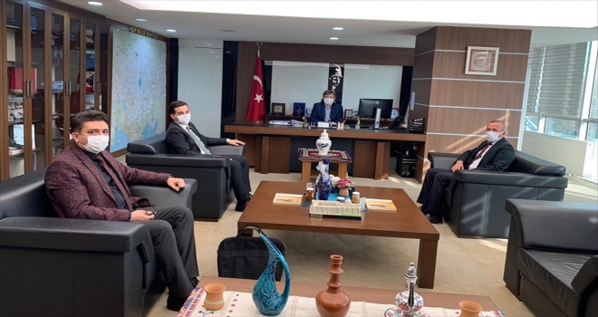 Yalıhüyük heyeti, KOP Başkan Vekili Tongur'u ziyaret etti