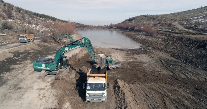 Zincidere Göleti ve mesire alanında çalışmalar devam ediyor