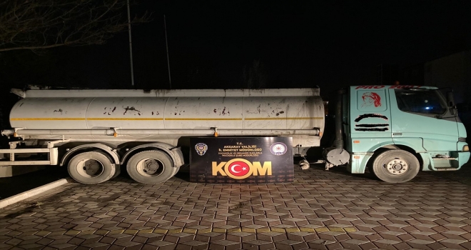 Aksaray'da 10 ton 860 kilogram kaçak akaryakıt ele geçirildi